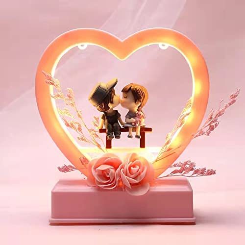 Chocozone Cachet India Musical Couple Showpiece with Lights